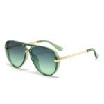 Retro Round Frame UV400 Sunglasses