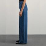 Meikeduo/Tiktok High-Quality Cross-Border Clothing Popular Elastic Wide-Leg Jeans for Women Export European and American Clothing - Image 3