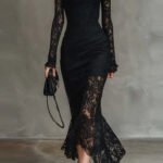 Long-Sleeve Party Dress - Image 3
