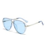Retro Round Frame UV400 Sunglasses - Image 4