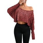 Womens Off Shoulder Loose Fit Tshirt - Image 4
