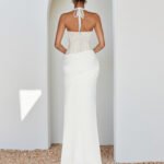 Bodycon Wrap Neck Dress - Image 4