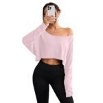 Womens Off Shoulder Loose Fit Tshirt - Image 5
