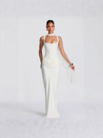 Womens Slim Fit Bodycon Dress - Image 4