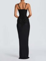 Womens Slim Fit Spaghetti Strap Bodycon Dress - Image 5