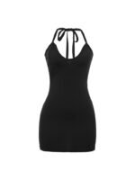 Sleeveless V-Neck Bodycon Dress - Image 4