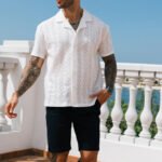 Men's Cut Out Casual Shirt - Image 2