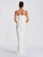 Womens Slim Fit Spaghetti Strap Bodycon Dress - Image 2